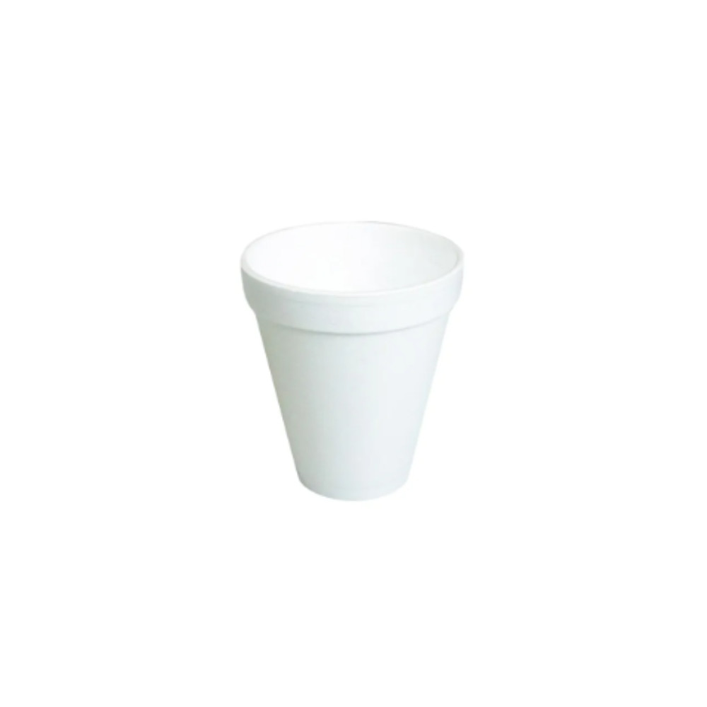 1000 Copos Isopor Térmico 240mls Descartável CTT240 para Cafés Chá Cappuccino Bebidas Geladas Chocolate Quente