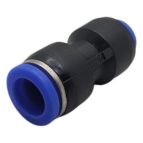 Conexão pneumática união emenda com redução 12 x 8 mm