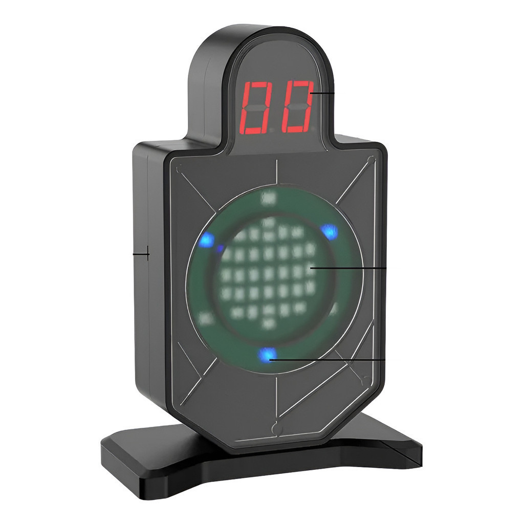 Eletronic Target Tiro Em Seco Alvo Laser 9mm, 380, 38, 40