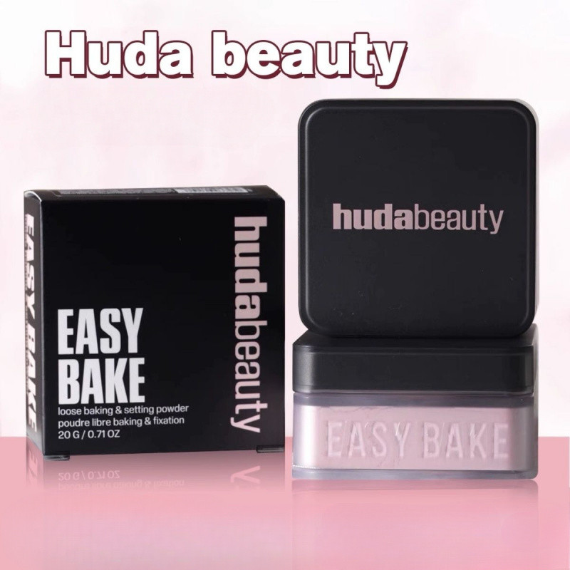 Huda Beauty Baking Set Maquiagem Pó Hidratante Duradouro Iluminando Cor Corretivo Conjunto De Controle De Óleo De Facial