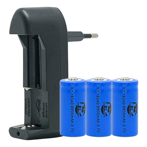 Bateria Cr123a 3 Bateria 16340 / Caça Pesca Lanterna Laser