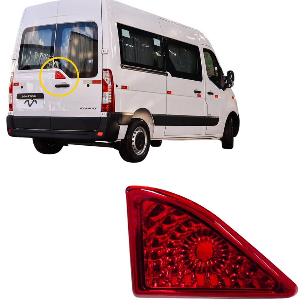 Lanterna Tampa Traseira Para Master 2014 A 2019 em Oferta na Shopee