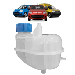 Reservatório Radiador + Tampa Fiat Novo Uno Palio Strada Evo