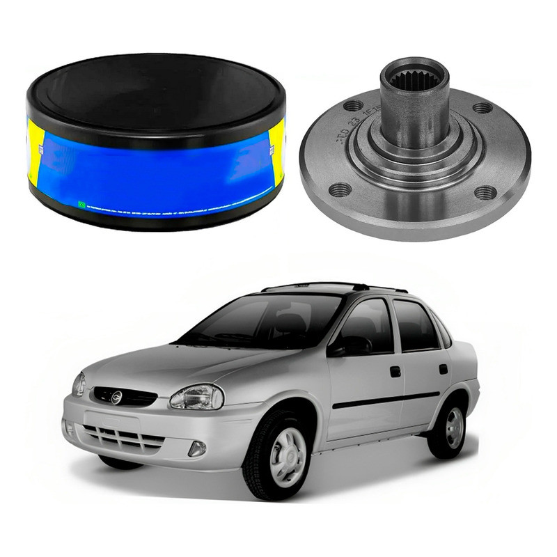 Cubo De Roda Dianteiro Hipper Corsa Classic 1.0 2005 A 2010 em Oferta na Shopee