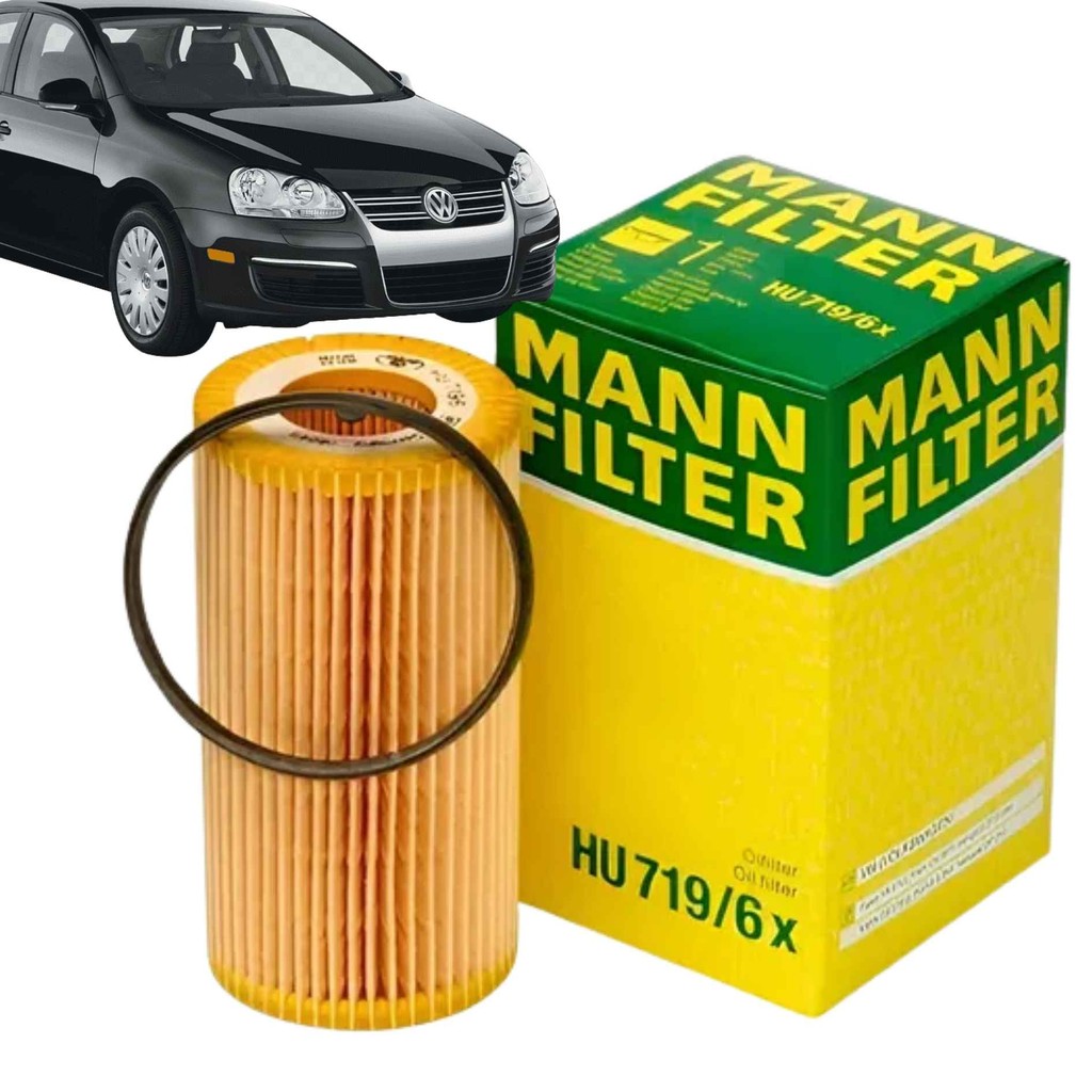 Filtro Ar Motor para VW Volkswagen Jetta 2.5 / Passat 2.0 - Audi TT / A1 / A3 / A4 / Q3 / RS3 / S3 / TT (Mann Filter HU
