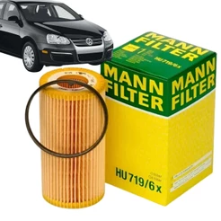 Filtro Ar Motor para VW Volkswagen Jetta 2.5 / Passat 2.0 - Audi TT / A1 / A3 / A4 / Q3 / RS3 / S3 / TT (Mann Filter HU