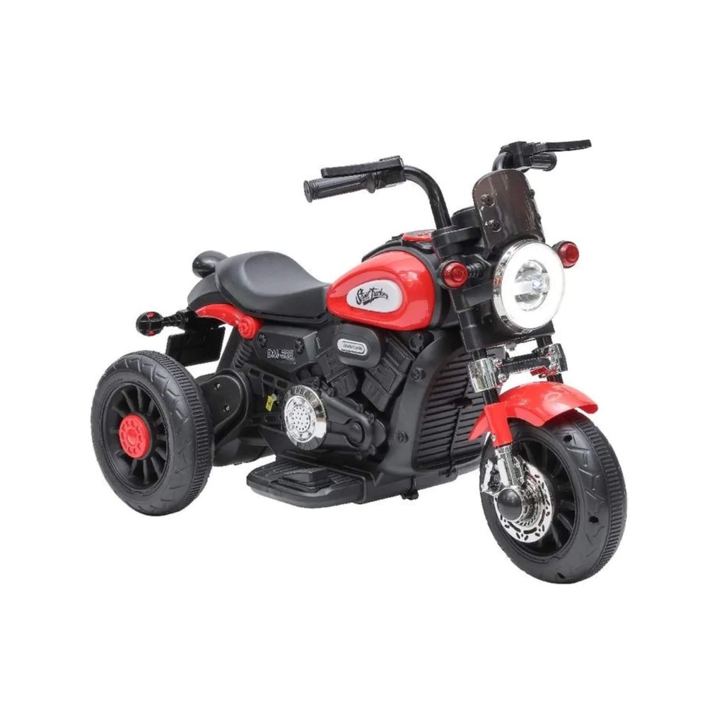 Mini Harley Moto Elétrica Vermelha 6V até 30 Kg Motocicleta Infantil de Passeio Zippy Toys - 10544 em Oferta na Shopee
