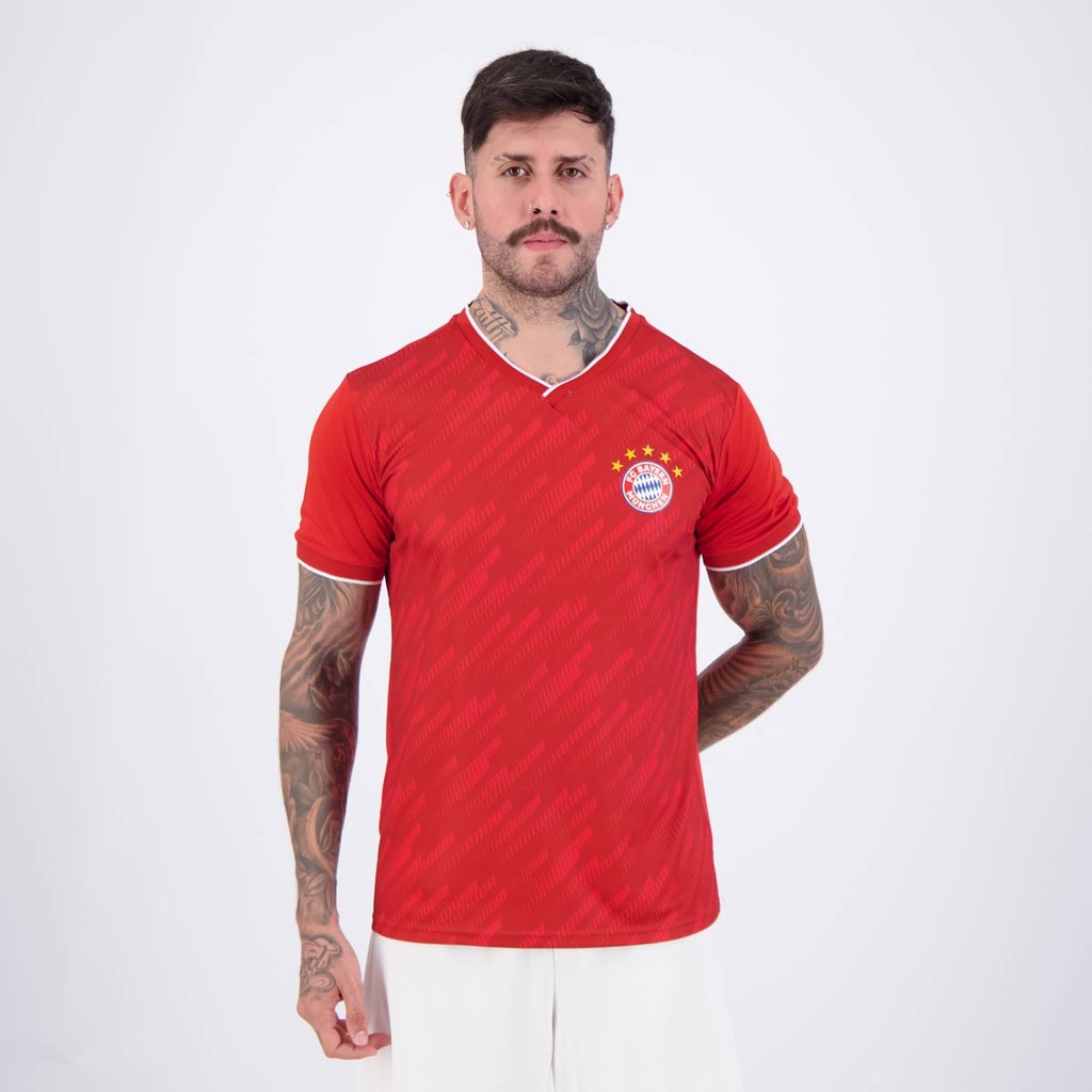 Camisa Bayern de Munique Line Vermelha