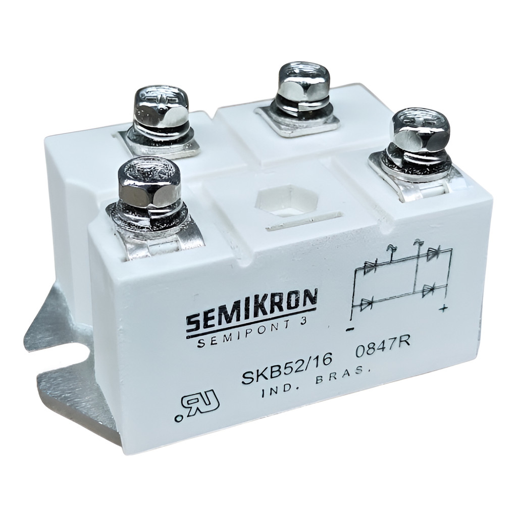 Ponte Retificadora Skb52/16 - Original Semikron