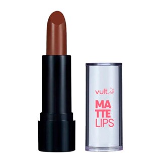 Batom Matte Vult Lips Marrom Chocolate 3,8g em Oferta na Shopee