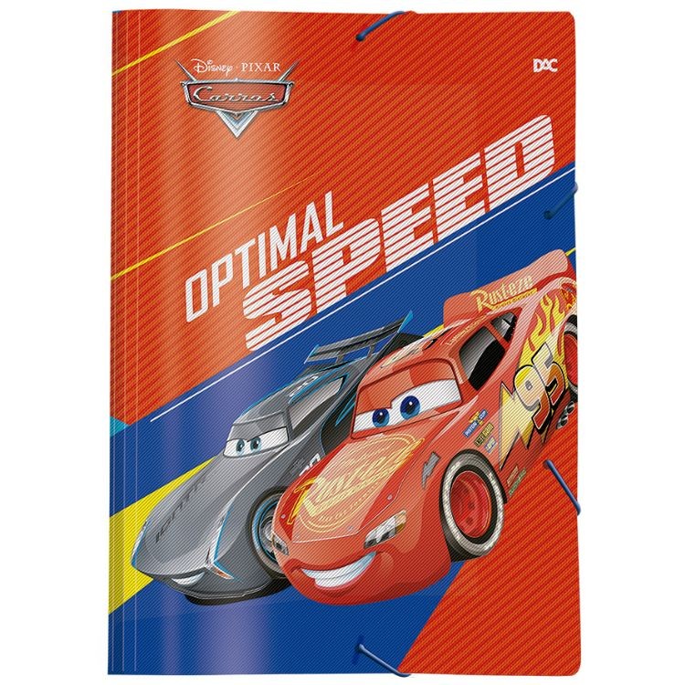 Pasta C/ Aba e Elástico Ofício Carros 5019 DAC em Oferta na Shopee