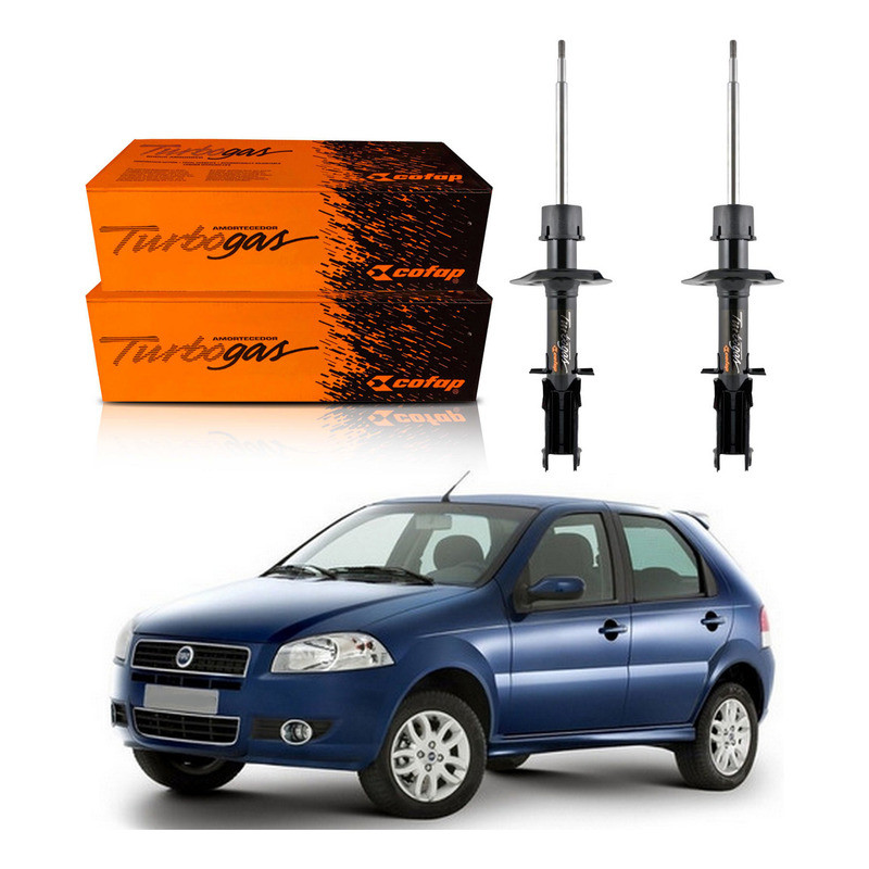Par Amortecedor Dianteiro Palio Rst 1.0 1.4 1.8 2007 A 2009 em Oferta na Shopee