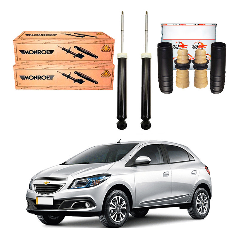Kit Amortecedor Traseiro, Onix 1.0 1.4 2012 A 2016 em Oferta na Shopee