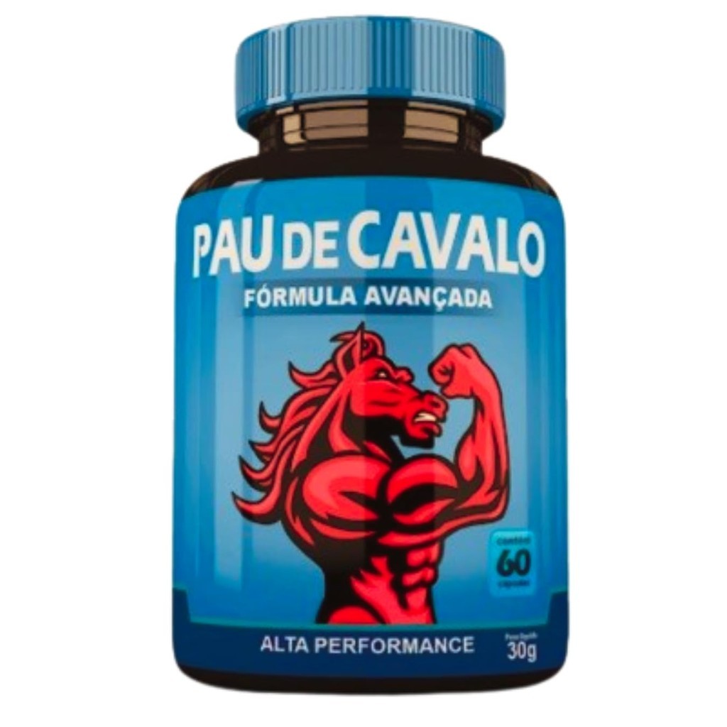 Pau-de-Cavalo Original 500mg 60 Cápsulas Fórmula Avançada em Oferta na Shopee