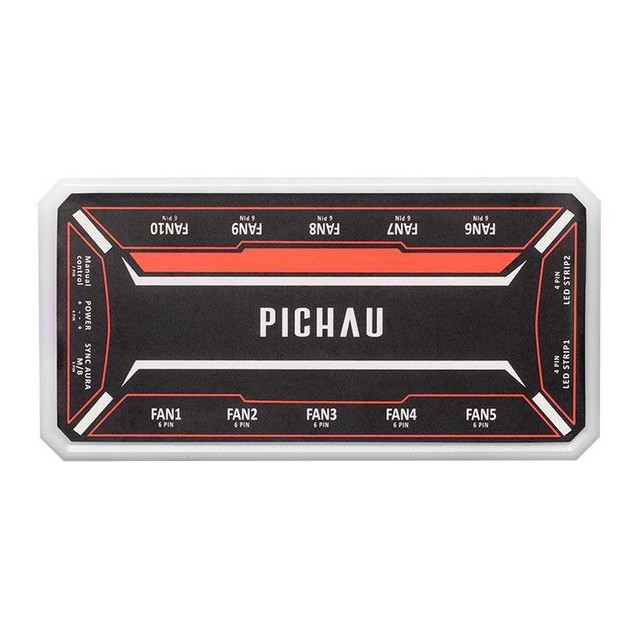 Controladora Pichau Feather X6, ARGB, 10 Portas, PG-FTX6-BK01