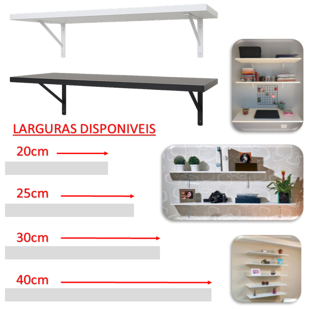 Estante 40 Cm Largura: Onde Comprar | BuscaProdutos