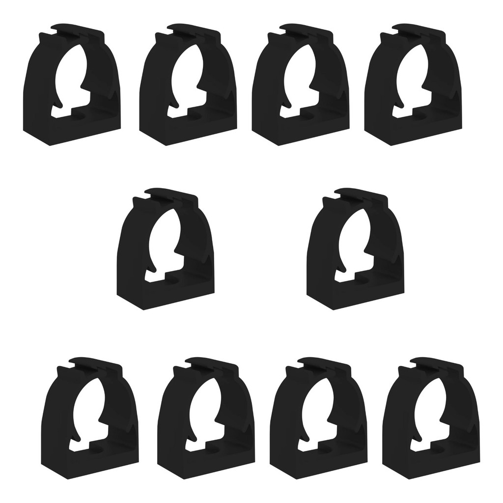 10 Abraçadeira Plástico Pvc P/ Fixar Conduite 1/2  Adesso