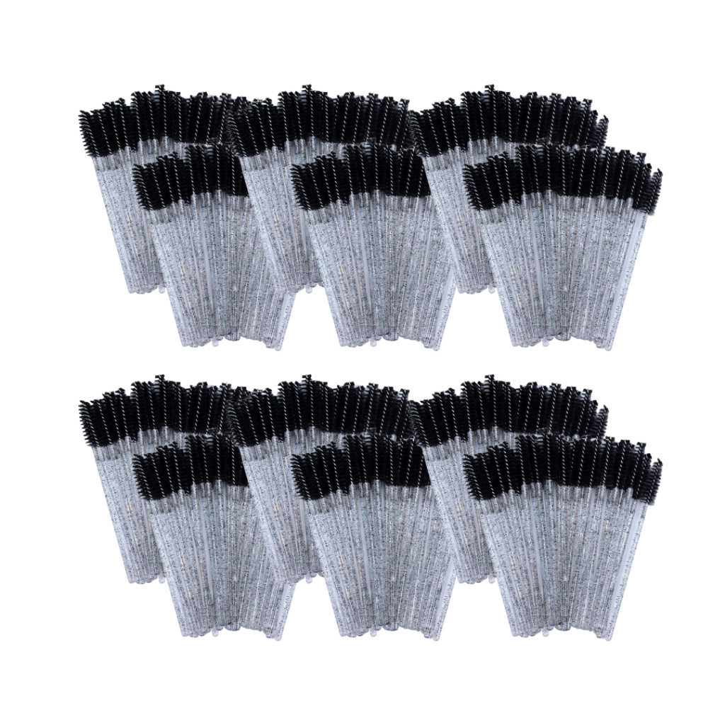 Escovinha PRETA com Glitter de Cilios e Sonbrancelha para Extensão e Alongameto - PRETA