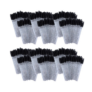 Escovinha PRETA com Glitter de Cilios e Sonbrancelha para Extensão e Alongameto - PRETA