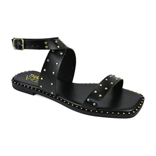 Sandália Feminina Rasteira Bico Quadrado Ref 41021 em Oferta na Shopee