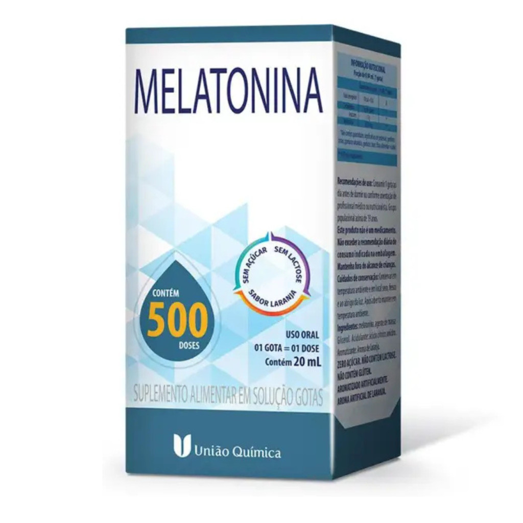 Melatonina União Química 20ml em Oferta na Shopee