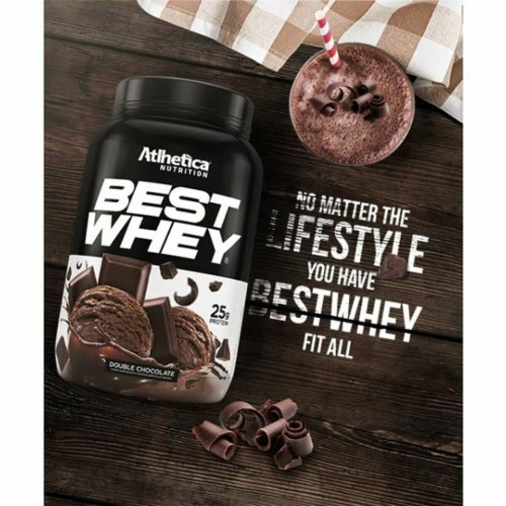 Best Whey - 1 sachê 40g Double Chocolate - Atlhetica Nutrition