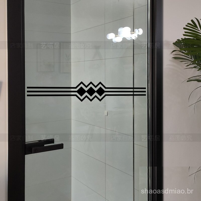 Novo acabamento para porta de correr de vidro de cozinha para sala de jantar e sala de estar, faixa decorativa para port