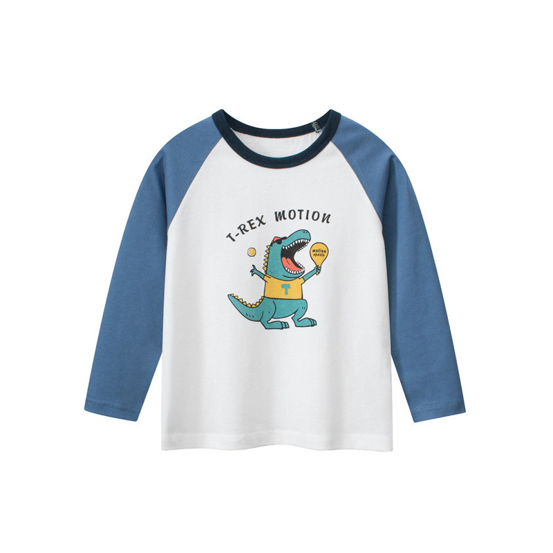 27 crianças puro algodão comércio exterior roupas infantis camiseta de manga comprida primavera outono meninos camisa de
