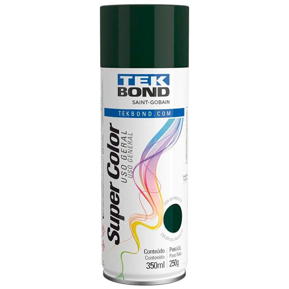 Tinta Spray Tekbond Uso Geral Verde Escuro 350ml