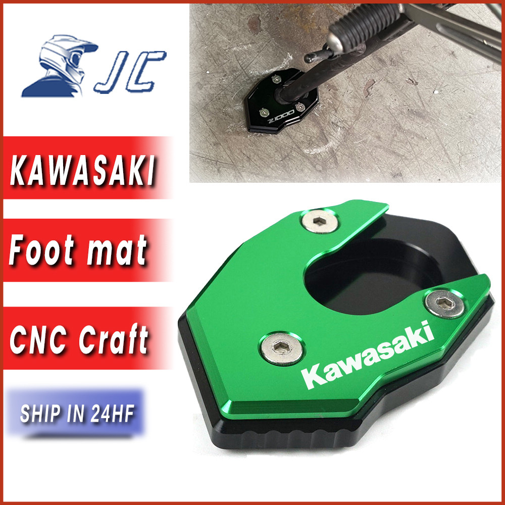 Para Motocicletas KAWASAKI Versys 900/1000 ZX6R ZX10R Z900 Z1000, Extensor de Suporte Lateral Modificado CNC, Ampliador