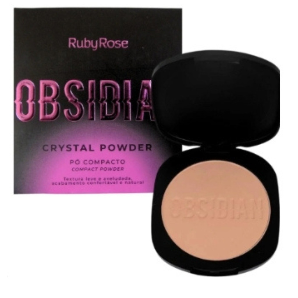 Pó Compacto Obsidian Crystal Powder by Ruby Rose