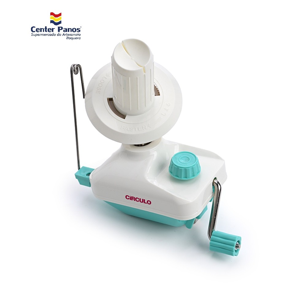 Máquina Enroladora Enrolar Fios Linha Lã Tricô Crochê Manual Circulo
