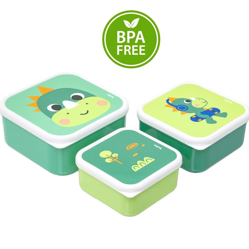 Kit Com 3 Potinhos Infantil Para Lancheira Zoo - Buba