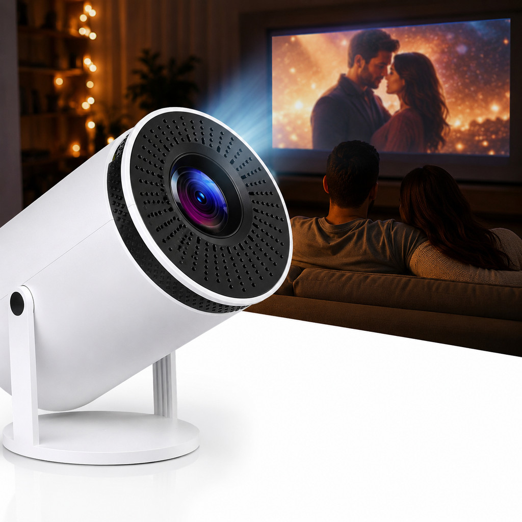 Projetor HD 4K 150″ Suporte Tv Box Xbox PS Pc WiFi Bluetooth Cinema em Casa Android Celular