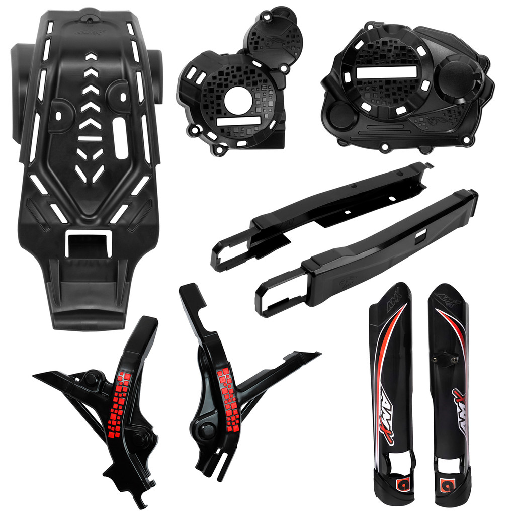 Kit Proteção Completo Honda Crf 230 Motor - Quadro - Tampa - Bengala - Balança Amx