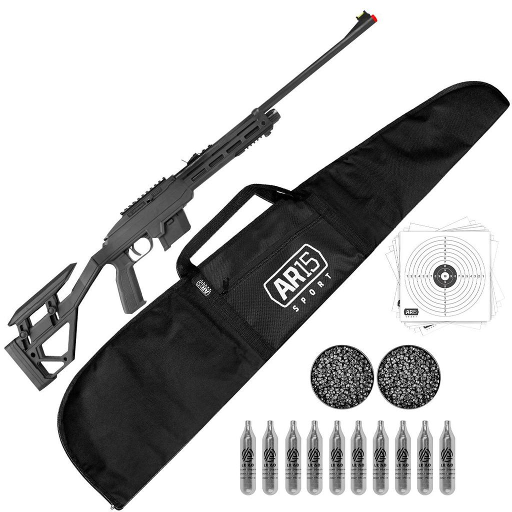 Arma de Chumbinho 1077 Crosman 4.5 Carabina Espingarda Co2