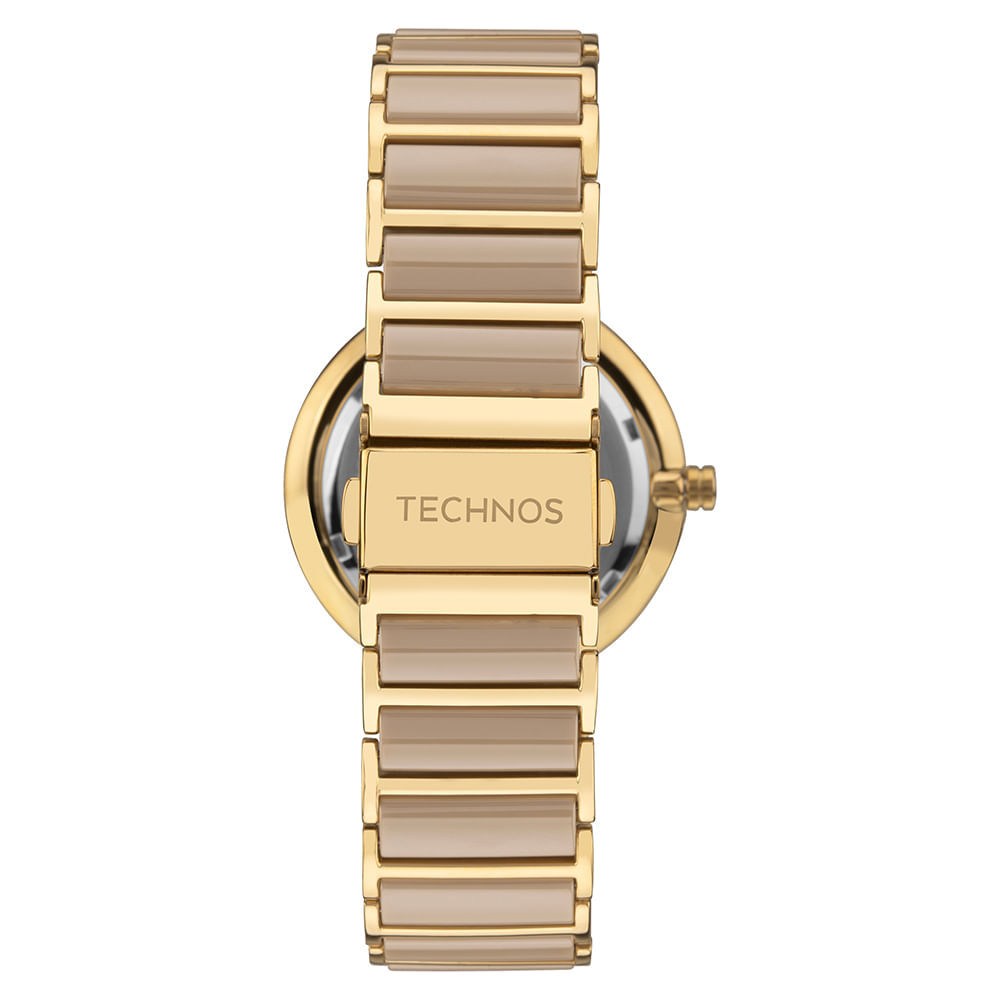 Relógio Technos Feminino Cerâmica Dourado - 2035LMM/1X