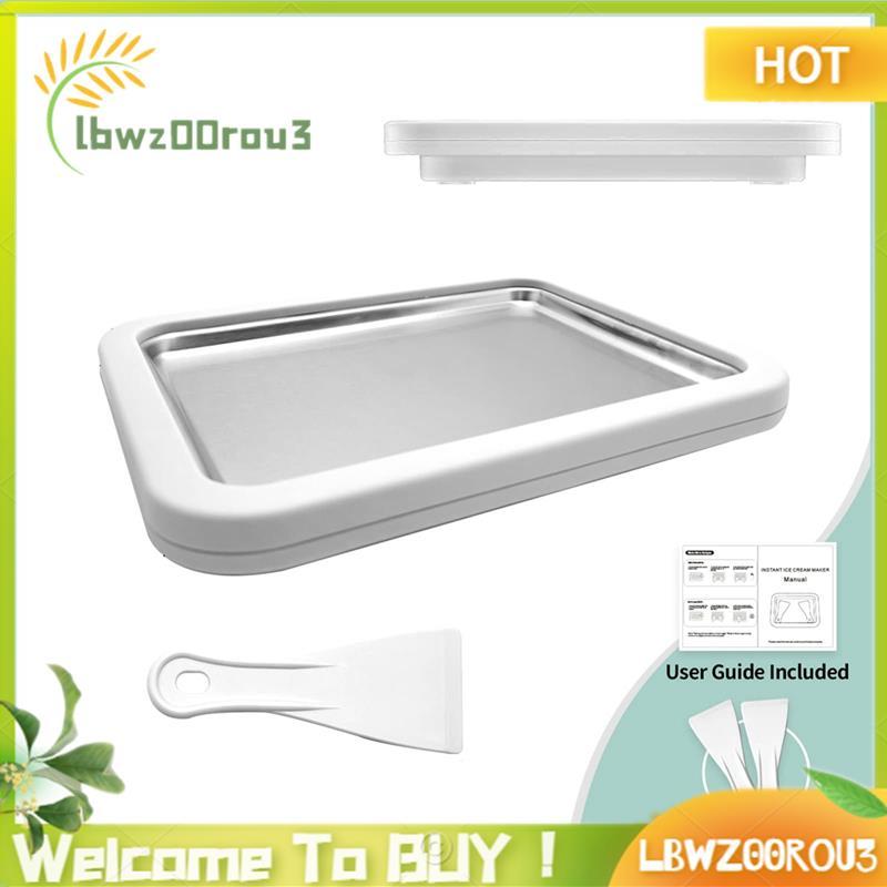 Máquina De Iogurte De Sorvete Ótima Para Fazer , Shakes De Frutas , Bandeja De Resfriamento Rápido De Smoothies Com Dois