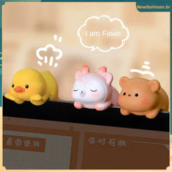 Decoração De Tela De Monitor De Computador , Mini Animal Fofo , Escritório , Boneca , Presentes