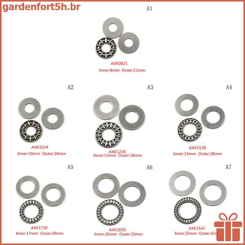 GARDE AXK0821-Rolamento De Rolo De Agulha Axial AXK2542 Com Duas Arruelas ,