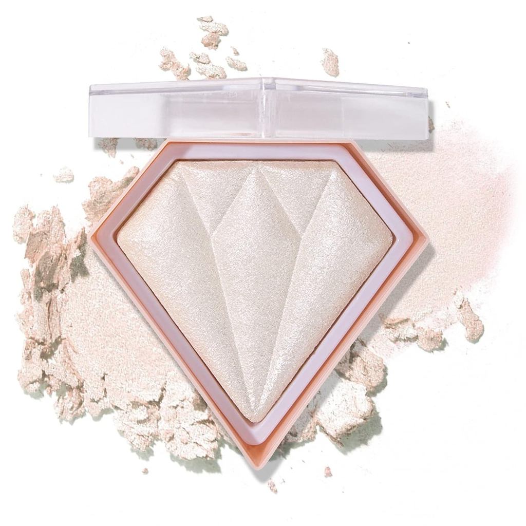Paleta de Maquiagem para Iluminador Facial, Efeito Perolado, Pó para Contorno, À Prova d'Água e de Longa Duração, Ilumin