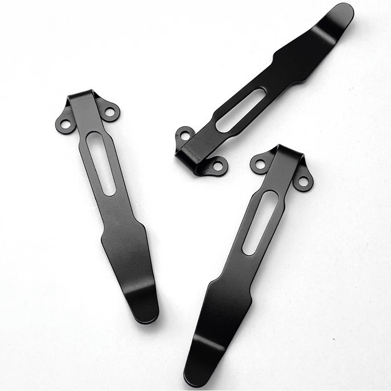 LUC Prático Outdoor DIY EDC Tool Clip Acessórios : Clipe De Cintura De Aço Inoxidável Livremente Intercambiável E Bolso