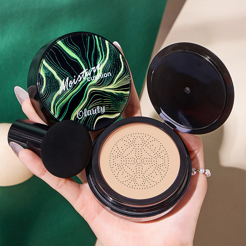 Almofada de cabeça de cogumelo pequena bb creme corretivo base líquida à prova d'água creme de beleza à prova de suor