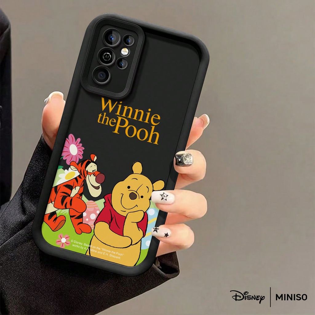 Ursinho Pooh Capinha Capa Para Samsung A05S A15 A07 A13 A55 A35 S24 ULTRA  A23 A54 A17 A26 S23 FE Silicone Anti Queda