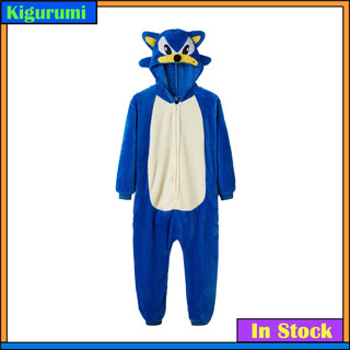 2025 Kigurumi Sonic Animal Pijamas Adultos Bonito Ponto Vaca Pikachu Dos Desenhos Animados Onesies Trajes Para O Dia Das