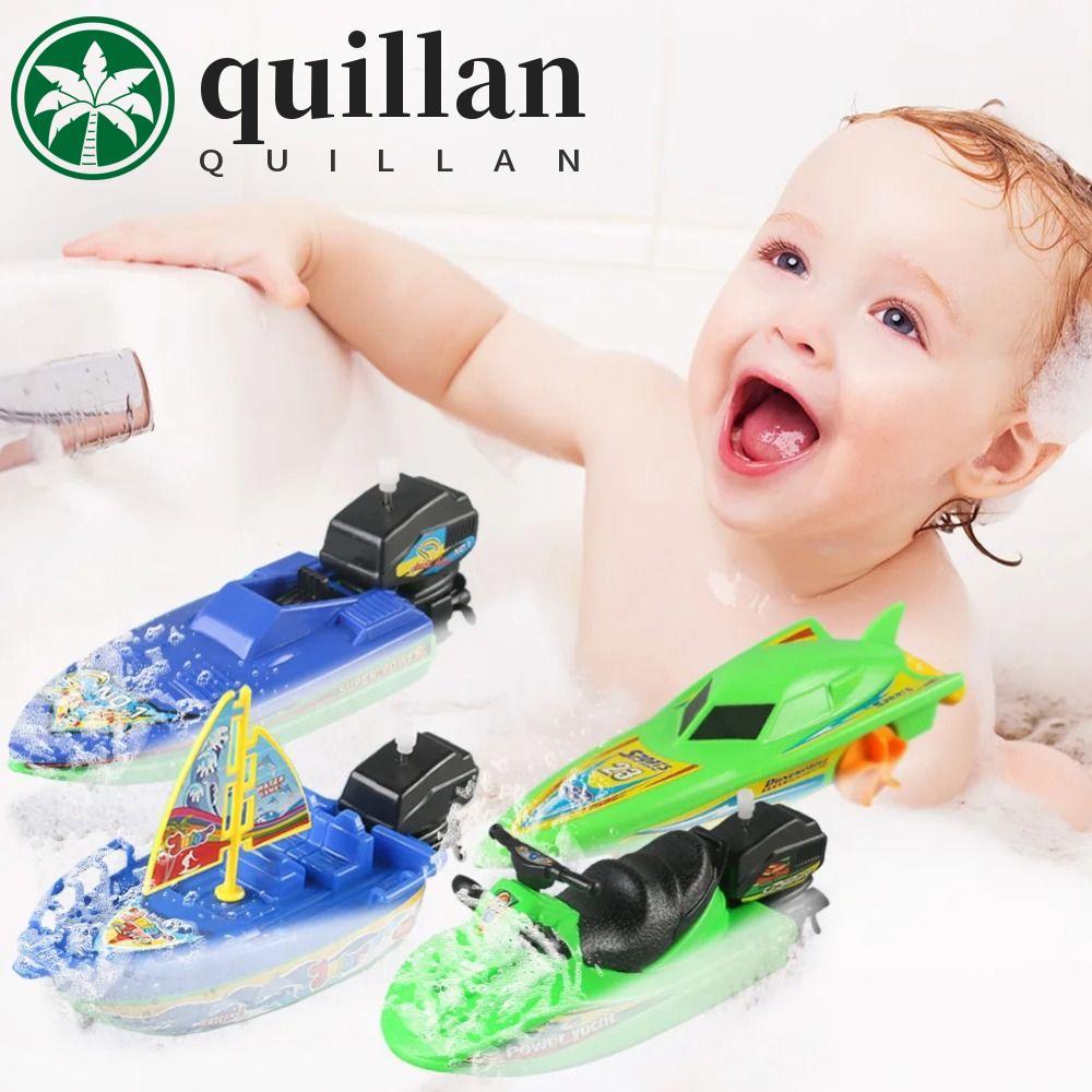QUILLAN Barco A Motor Relógio Brinquedos , De Velocidade Navio Cor Aleatória Acabar Brinquedo , Pequeno Vapor