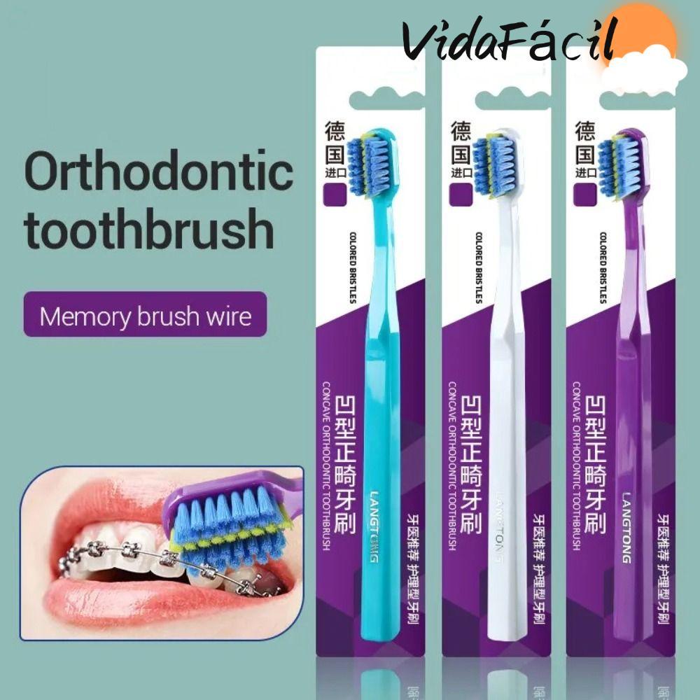 Escova De Limpeza Ortodôntica Perfumada , Dentes Interdental De Higiene Oral Com Cabo PP , Cuidados De Saúde