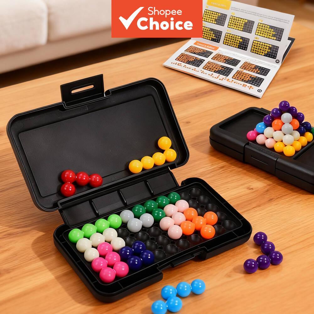 IQ Puzzle Magic Beads 2D Divertido E Educacional Jogo De Tabuleiro 2D Para Crianças | Brinquedo De Treinamento De Habili
