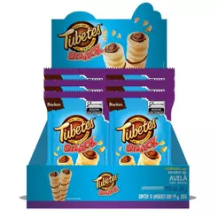 Caixa 12Un Tubetes Snack Avelã 44G Barion