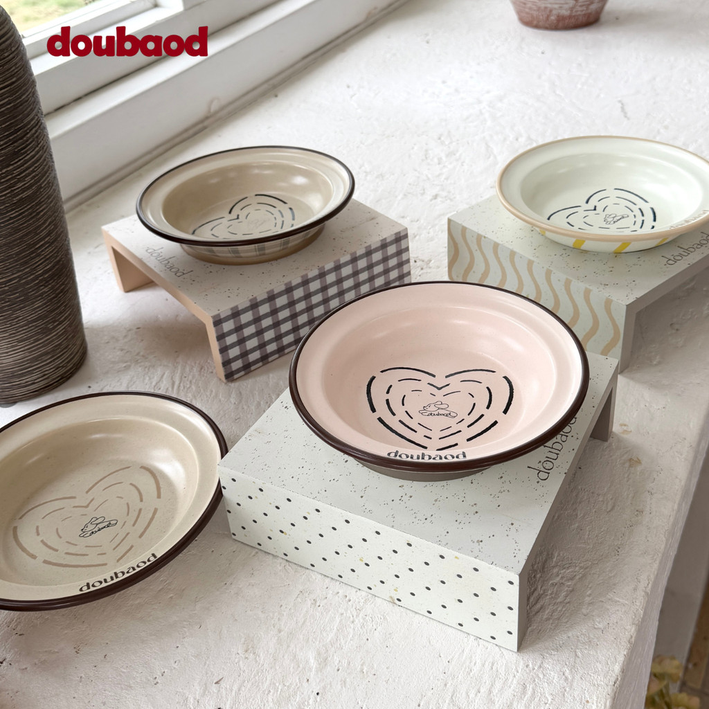 Doubaod tigela para animais de estimação, tigela de água para cães e gatos, Universal para animais de estimação, prato d